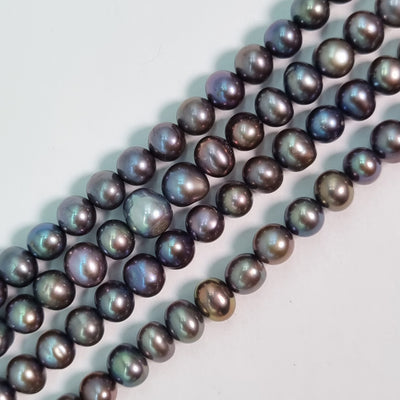 Perla Cultivada de 4-6 mm. por tira O2502