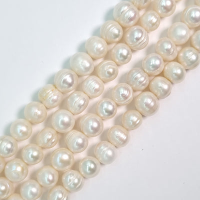 Perla Cultivada de 6-8 mm. por tira O2509