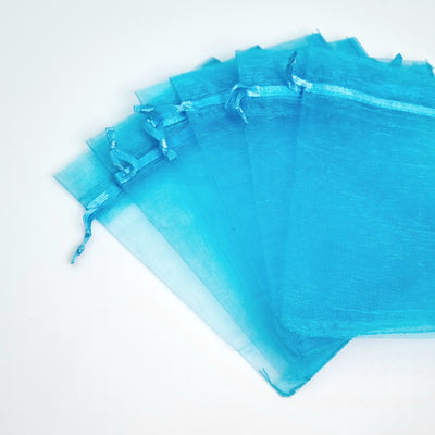 P. bolsas de organza color azul 9*12 cm C145