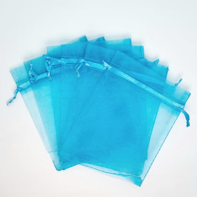 P. bolsas de organza color azul 9*12 cm C145