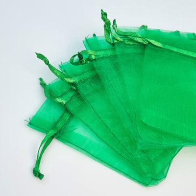 P. bolsas de organza color verde 7*9 cm C146