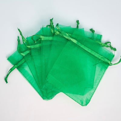 P. bolsas de organza color verde 7*9 cm C146