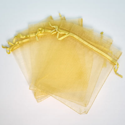 P. bolsas de organza color dorado 9*12 cm C149
