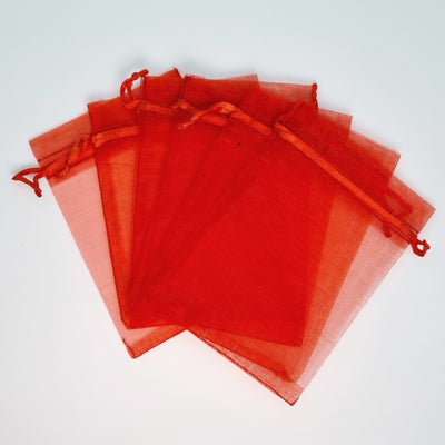P. bolsas de organza color rojo 9*12 cm C170